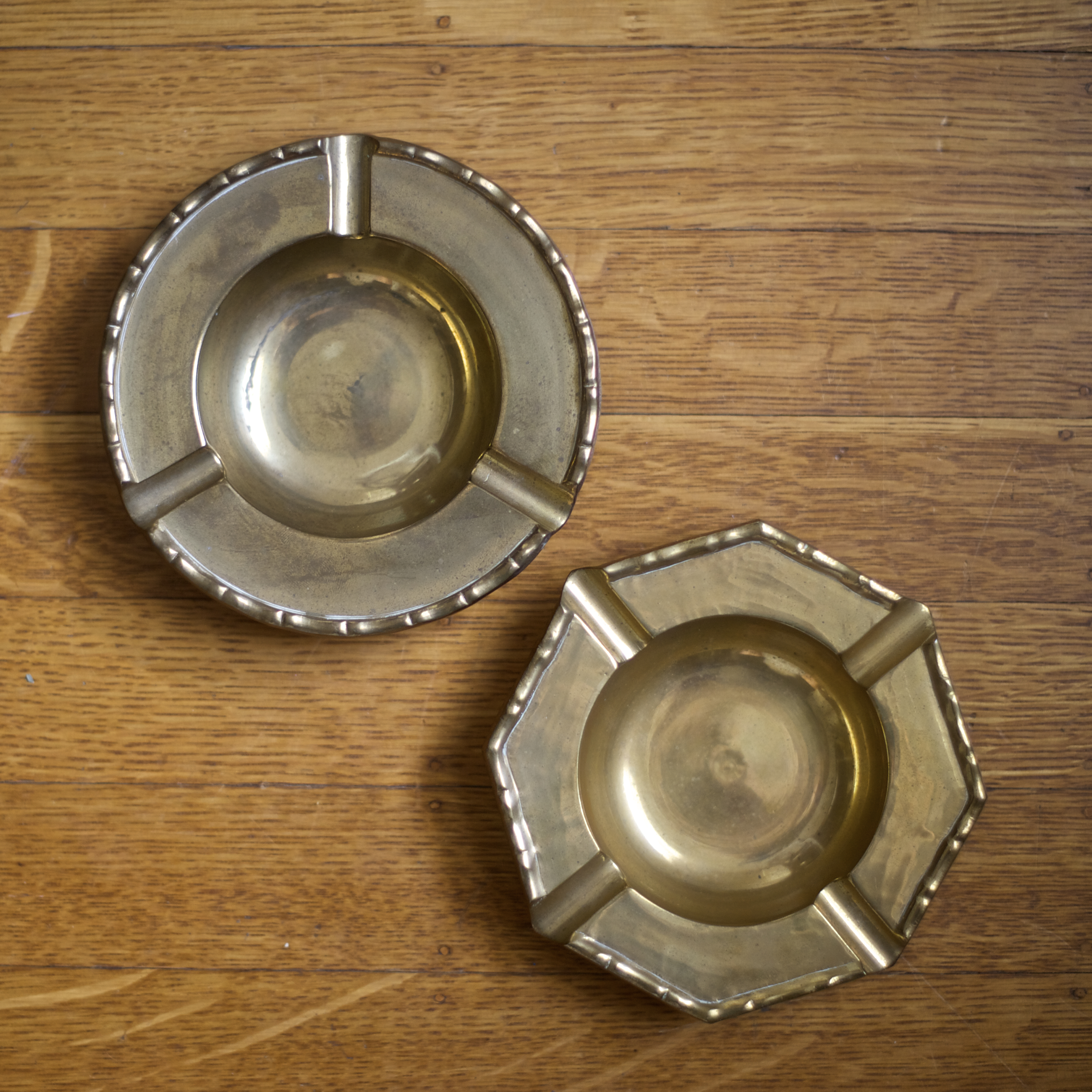 Vintage Brass Ash Trays Buena Buena Vintage