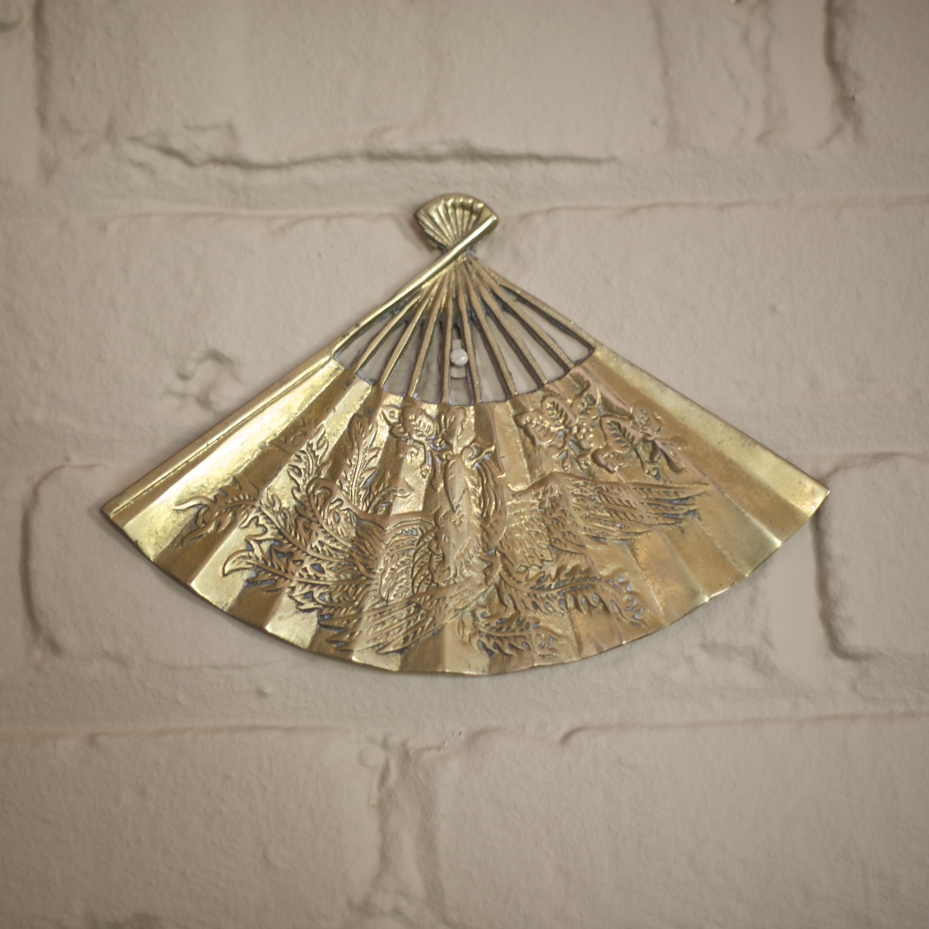 Brass Fan Buena Buena Vintage on Etsy