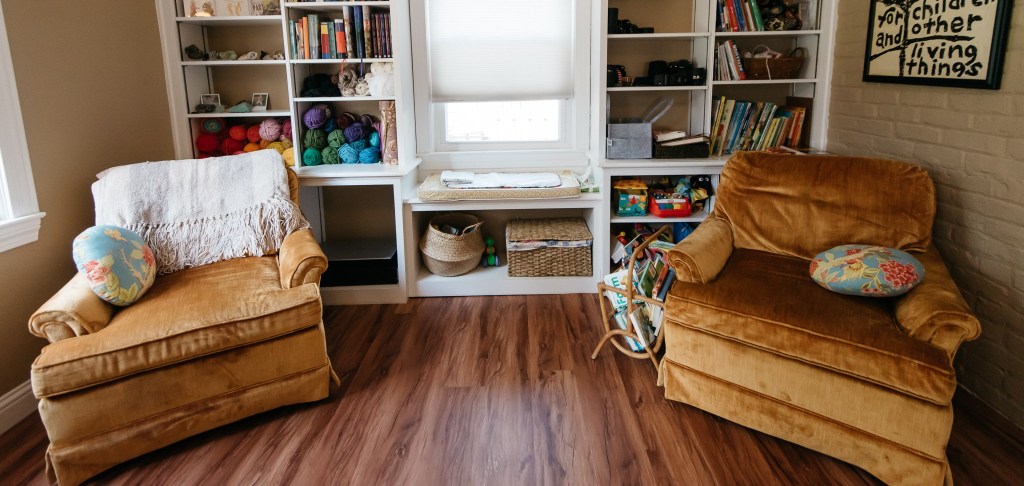 We swapped our carpet for vinyl planks and EVERYTHING IS&nbsp;WONDERFUL.