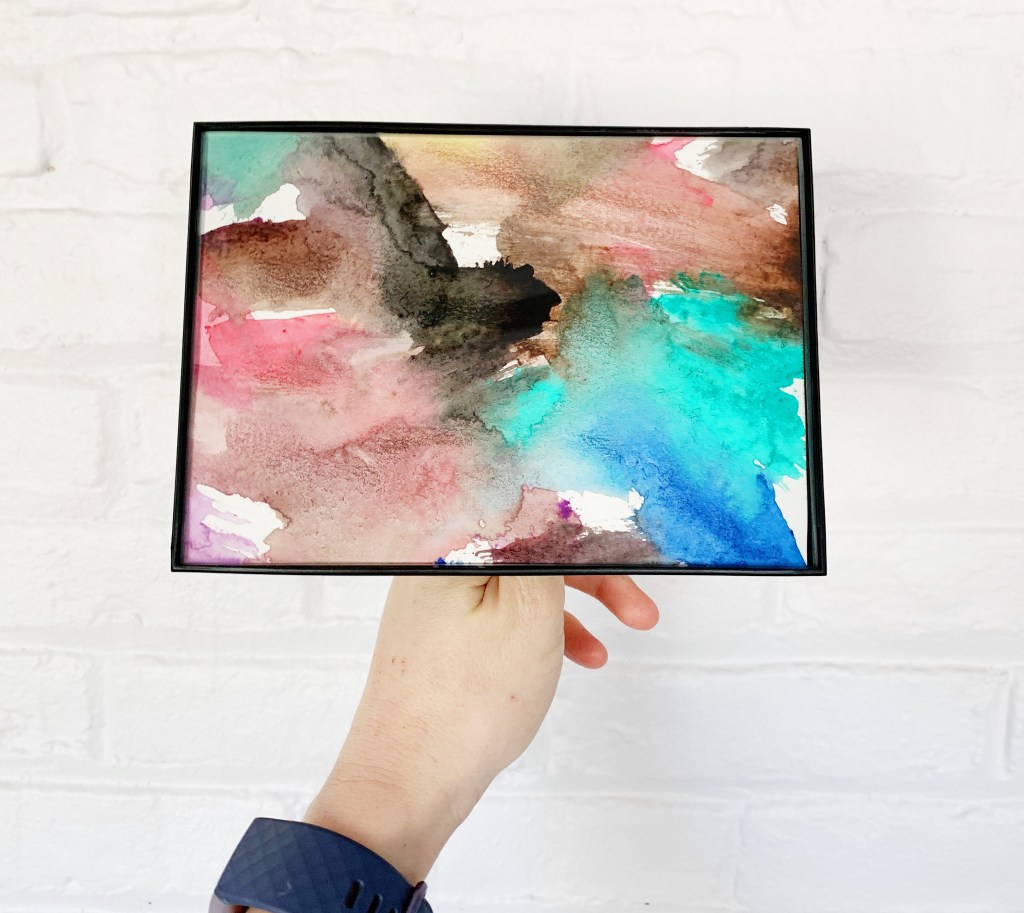 Toddler Watercolors and a Valentines Day Gift for&nbsp;Dad